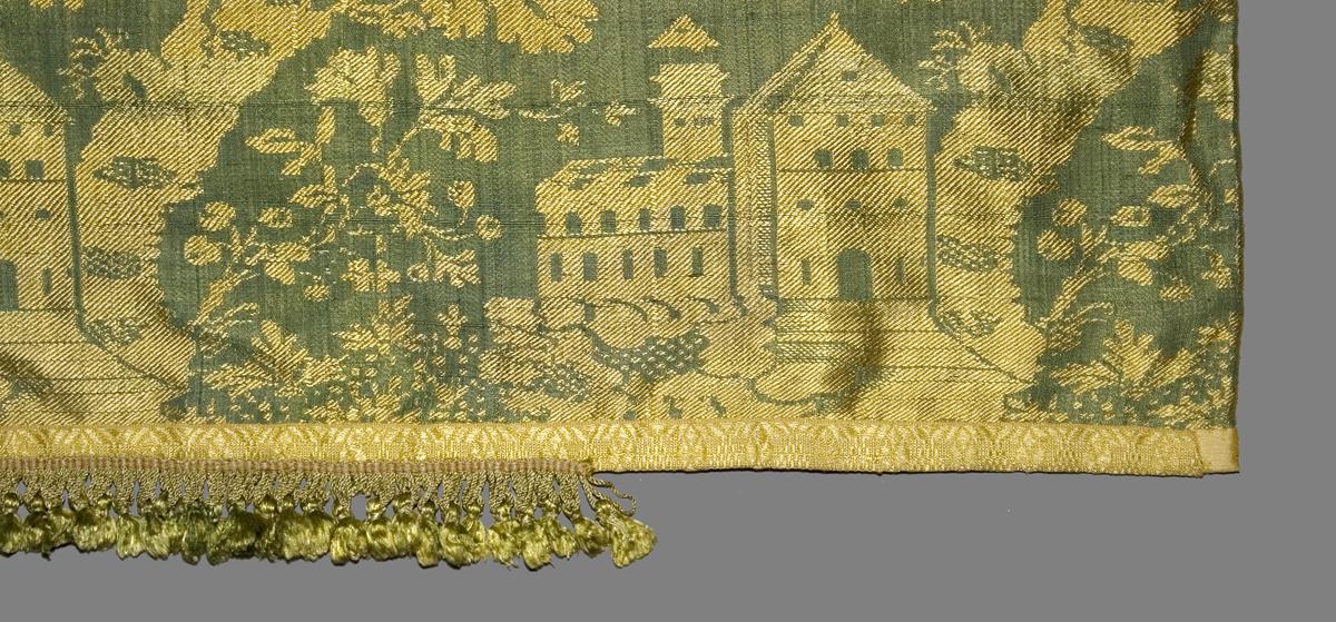 1958.0620 B Window Hanging, Side Curtain, Edge Detail #2