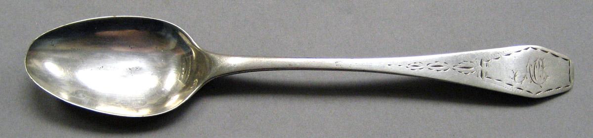 1998.0004.3407.001 Silver spoon upper surface