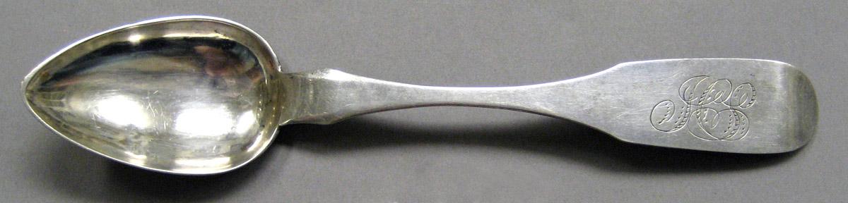 1998.0004.3409.001 Silver spoon upper surface