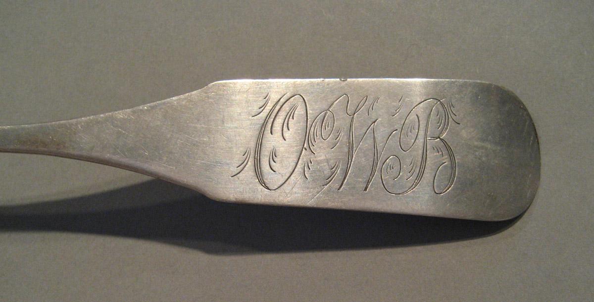 1998.0004.340 Spoon, Tablespoon (inscription)
