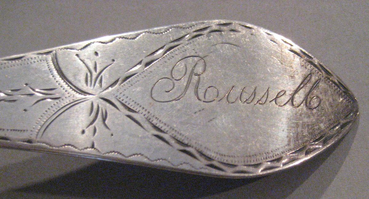 1998.0004.341.001 Silver Spoon engraving