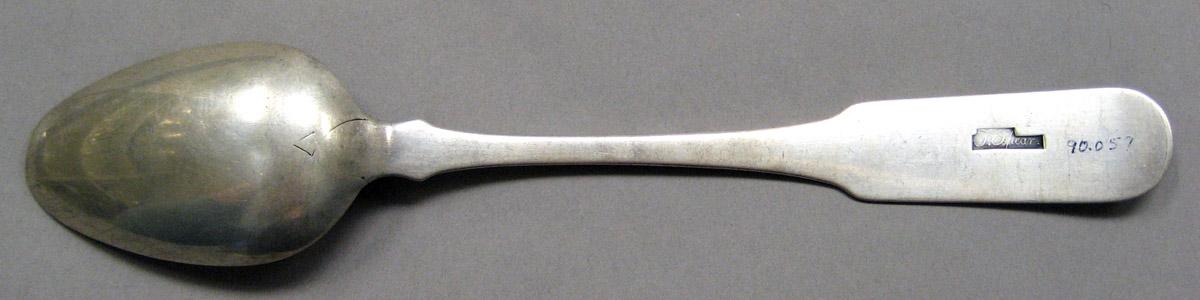 1998.0004.3413 Silver spoon underside