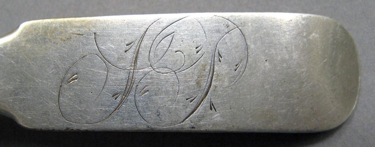 1998.0004.3415.001 Silver spoon engraving