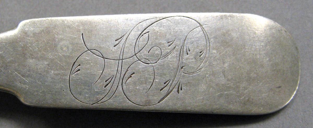 1998.0004.3415.002 Silver spoon engraving