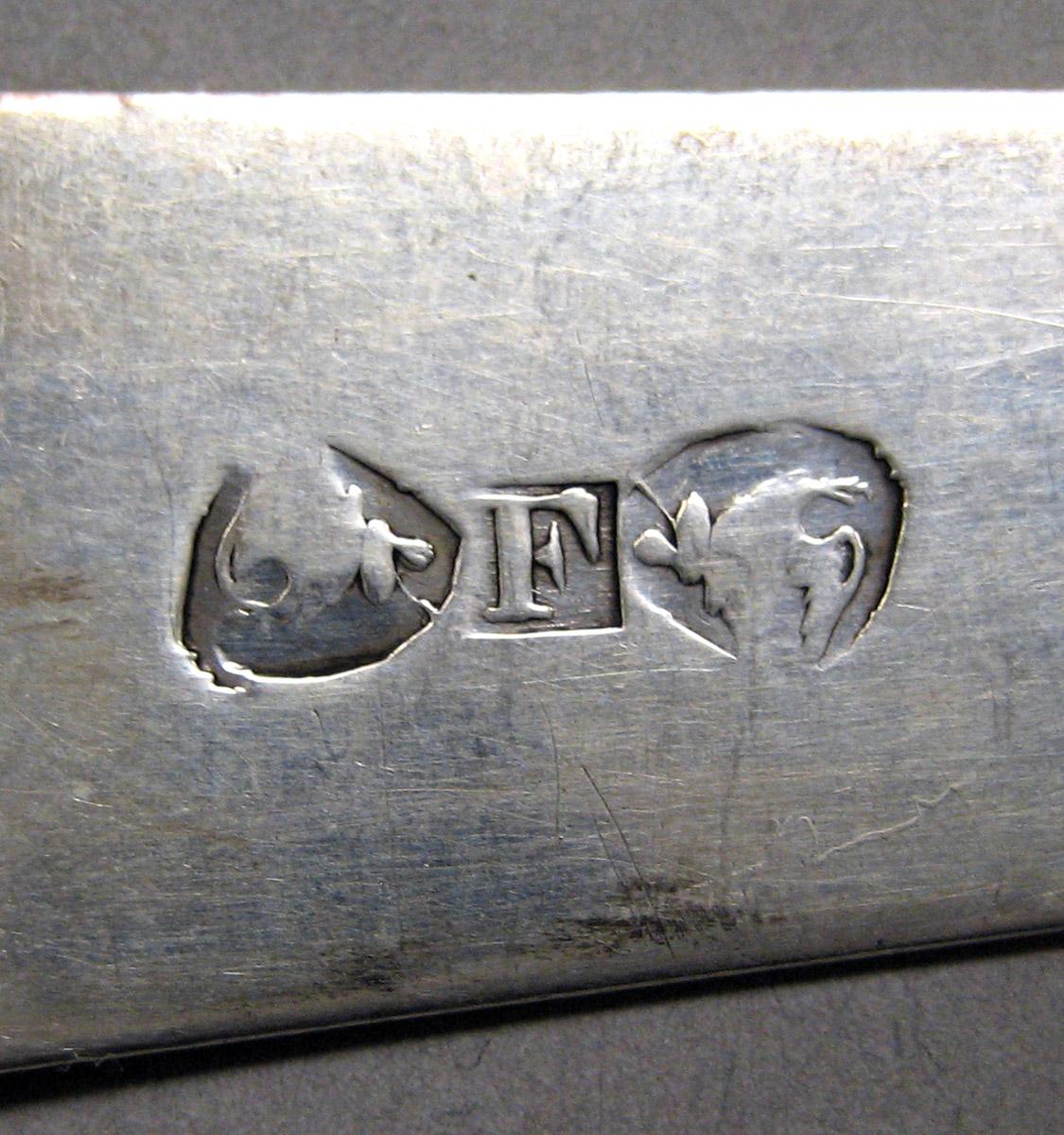 1998.0004.3417 Silver ladle mark