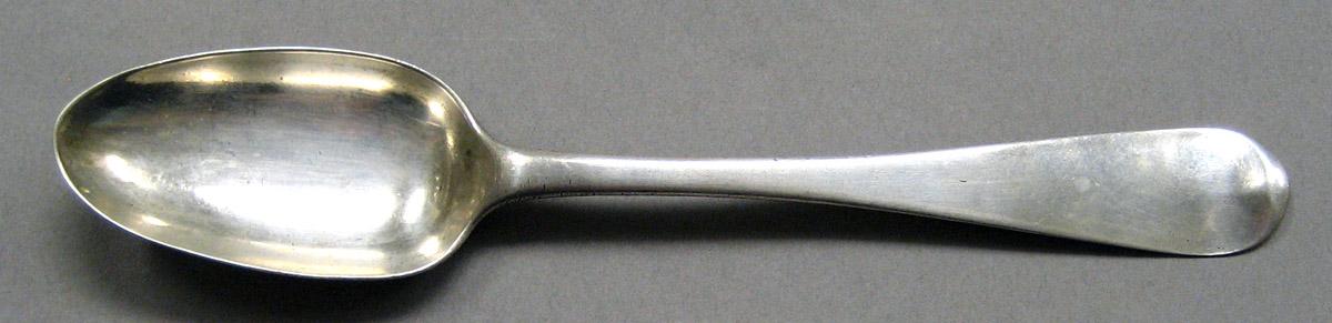 1998.0004.3418 Silver spoon upper surface