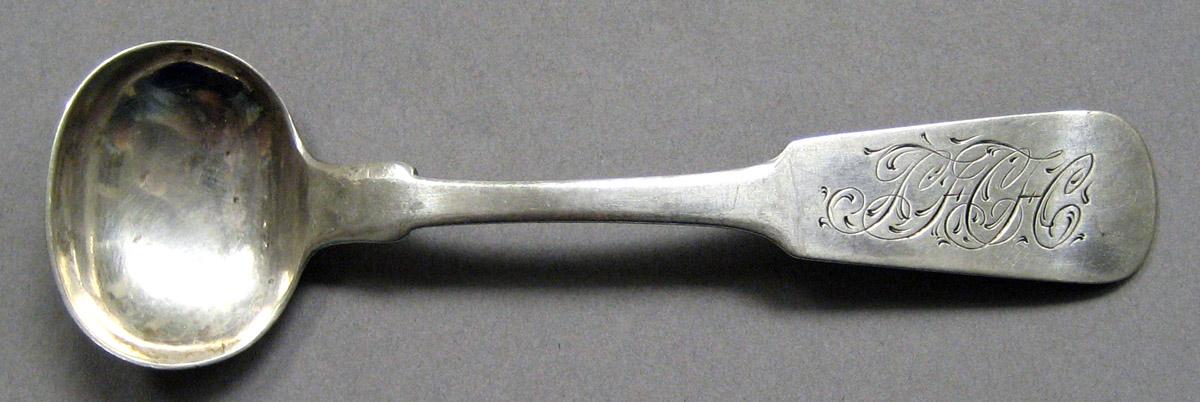 1998.0004.3421 Silver spoon upper surface