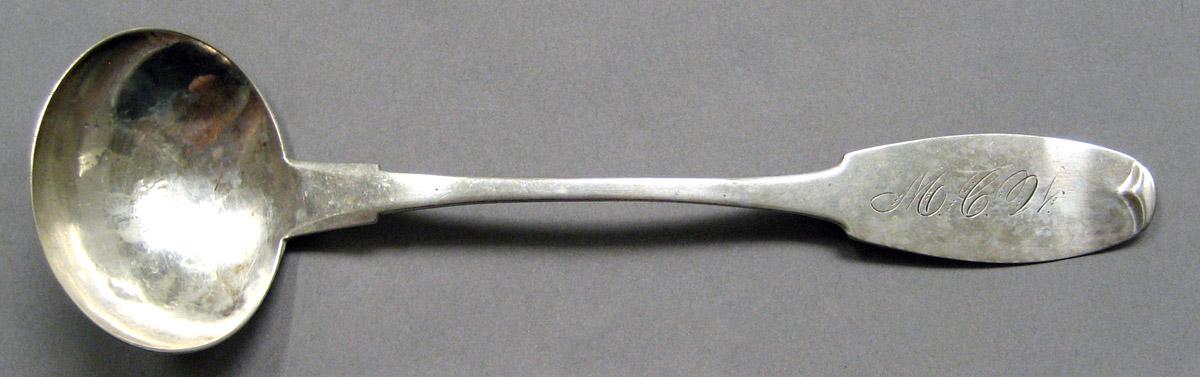 1998.0004.3423 Silver ladle upper surface