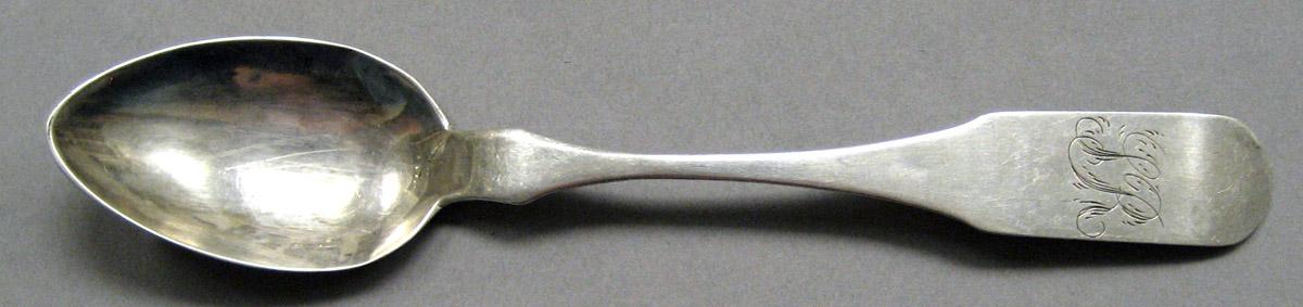 1998.0004.3424 Silver spoon upper surface