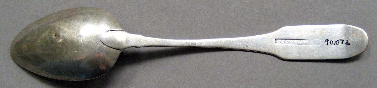 1998.0004.3427 Silver spoon underside