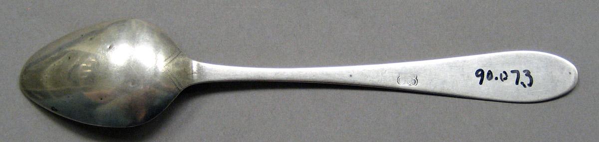 1998.0004.3428 Silver spoon underside