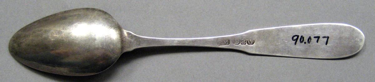 1998.0004.3432 Silver spoon underside