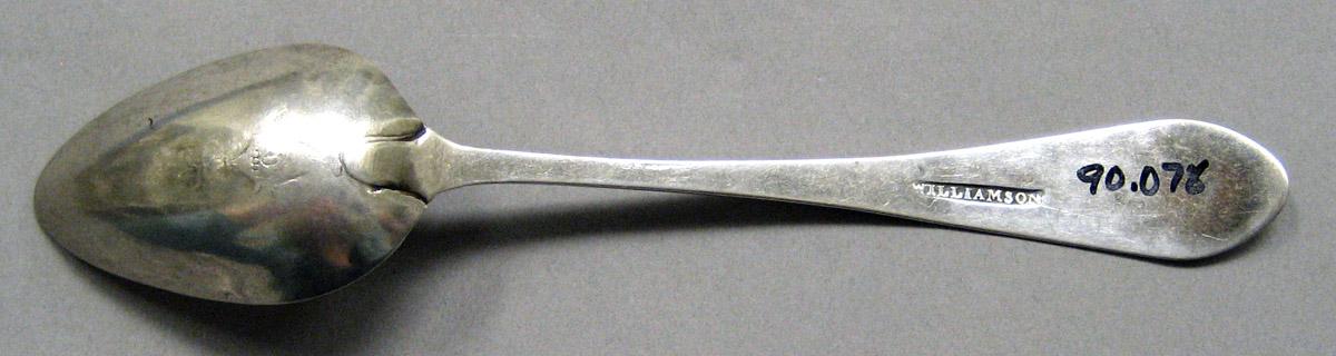 1998.0004.3433 Silver spoon underside