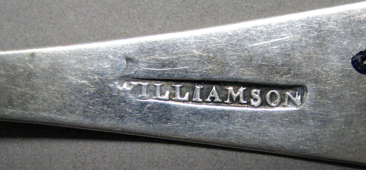 1998.0004.3433 Silver spoon mark