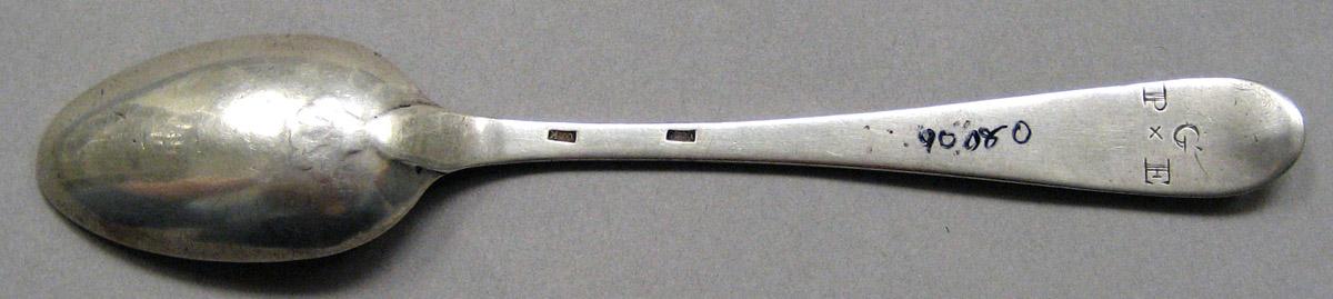 1998.0004.3435 Silver Spoon underside