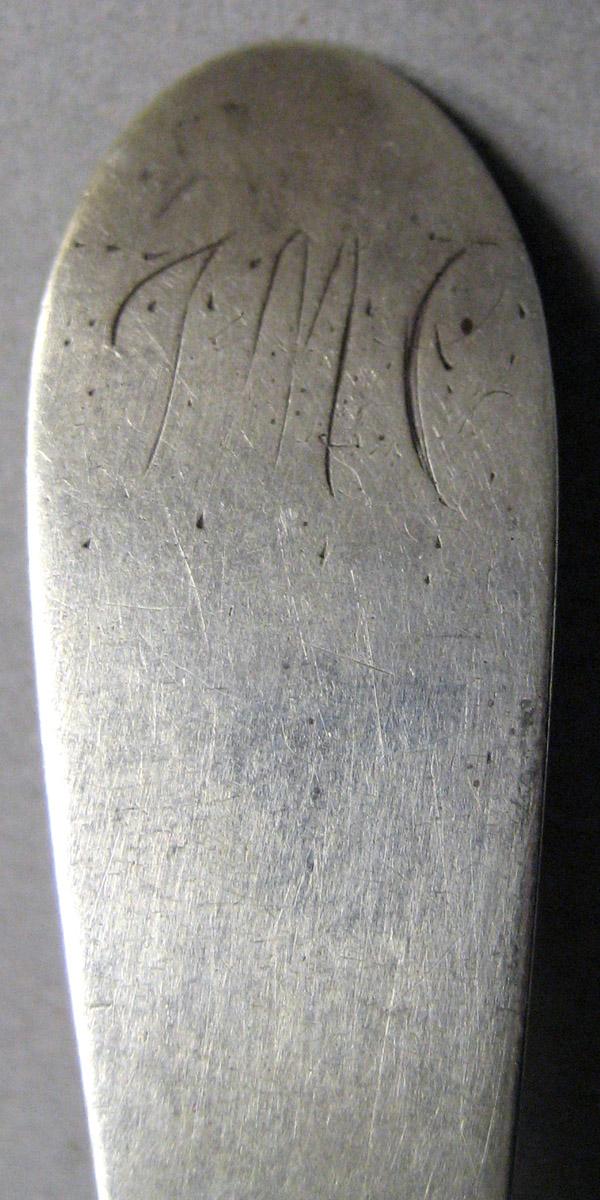 1998.0004.3436 Silver Spoon engraving
