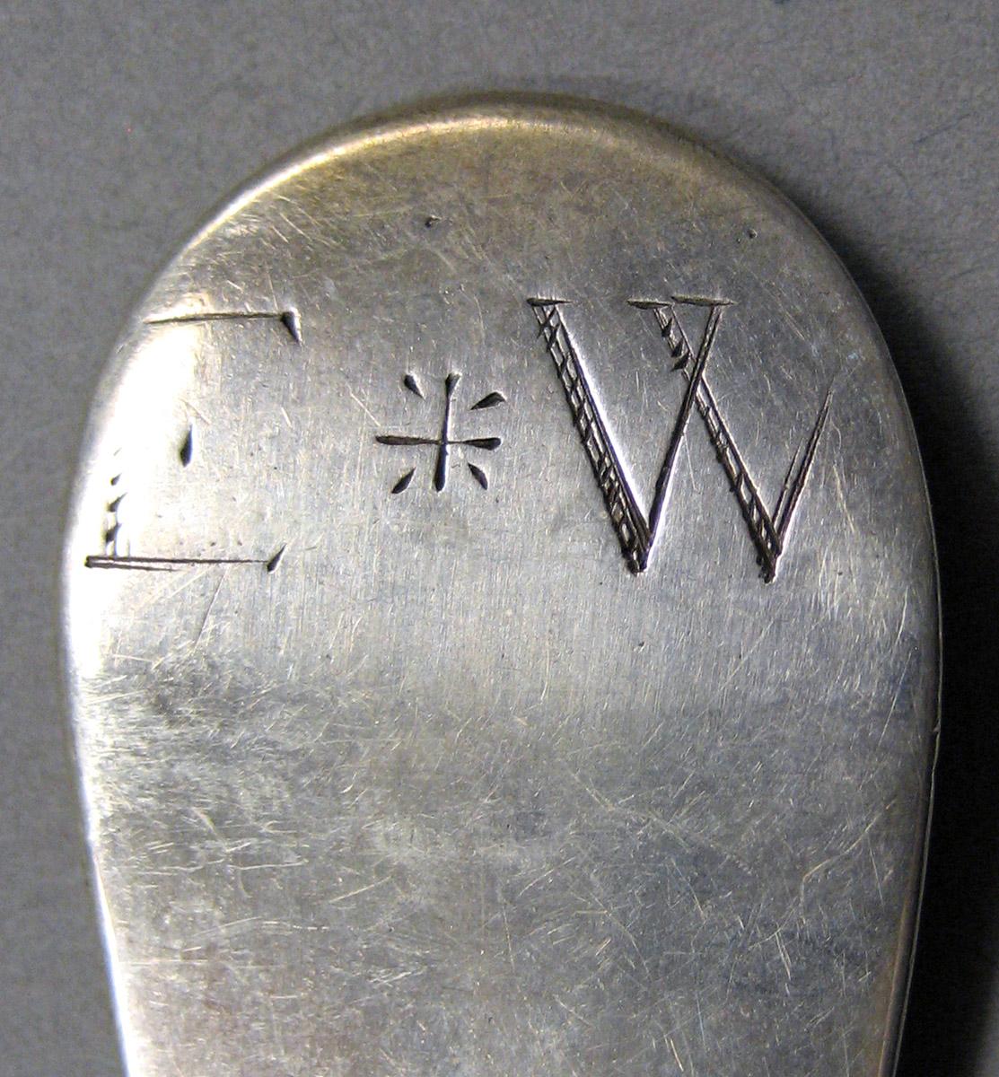 1998.0004.3441 Silver Spoon engraving