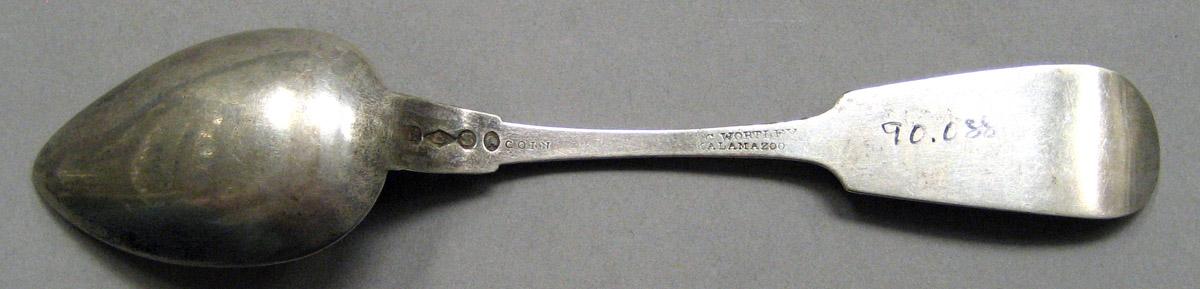 1998.0004.3443 Silver Spoon underside