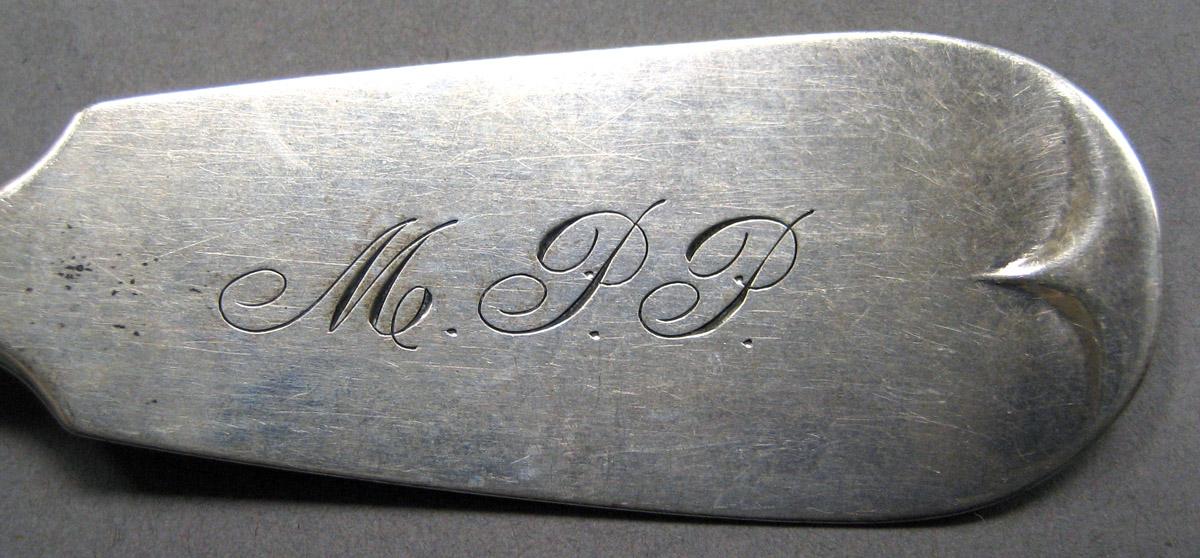 1998.0004.3443 Silver Spoon engraving