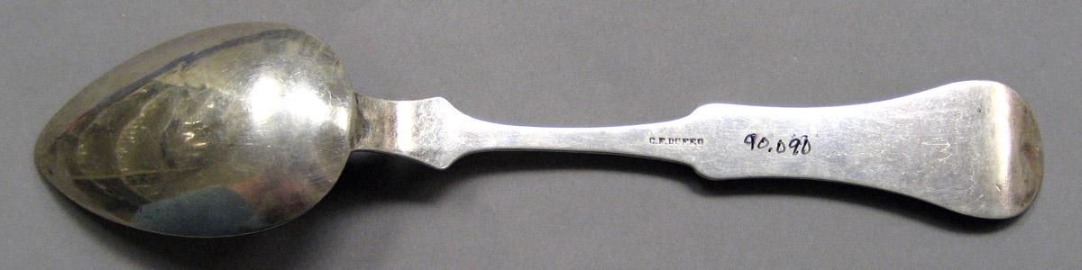 1998.0004.3445 Silver Spoon underside