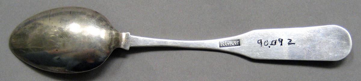 1998.0004.3447 Silver Spoon underside