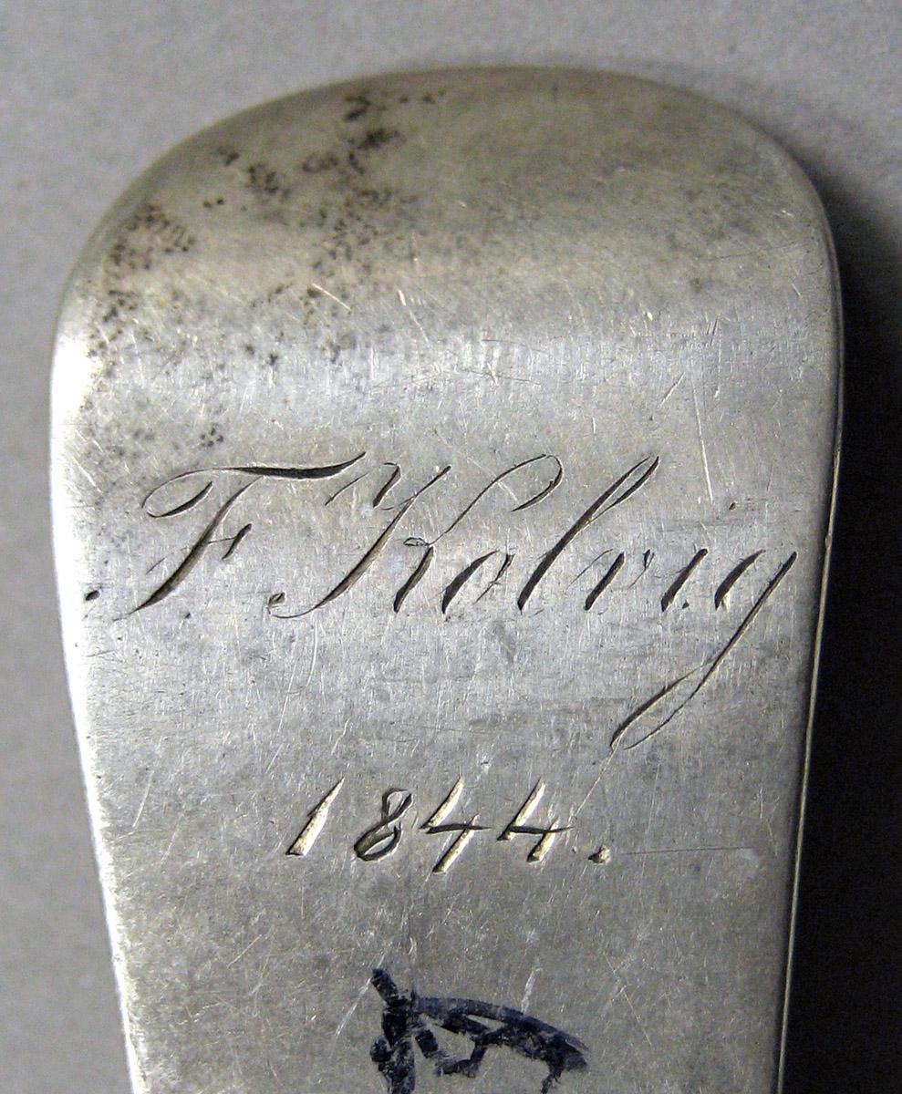 1998.0004.3451 Silver Fork engraving