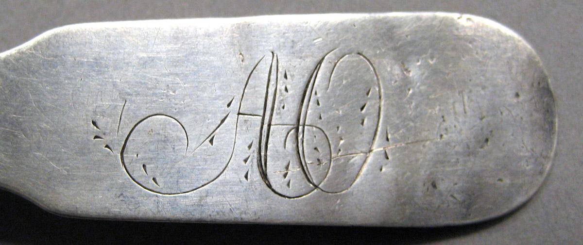 1998.0004.3452 Silver Spoon engraving