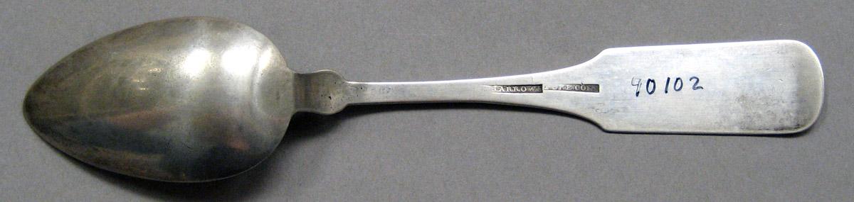 1998.0004.3456 Silver Spoon underside
