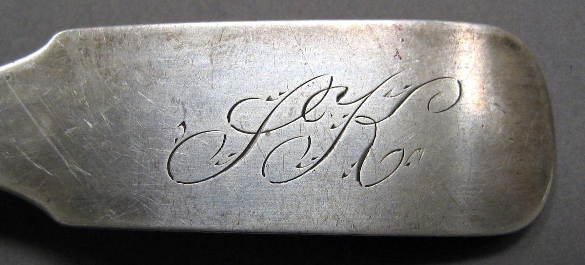1998.0004.3456 Silver Spoon engraving