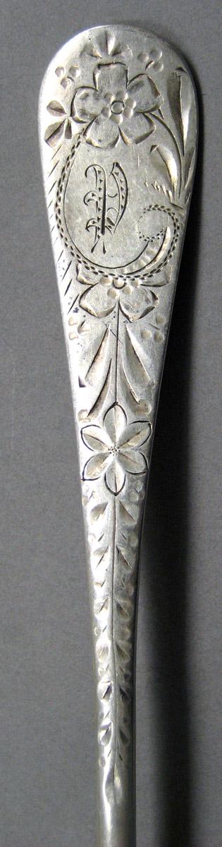 1998.0004.3458 Silver Spoon engraving