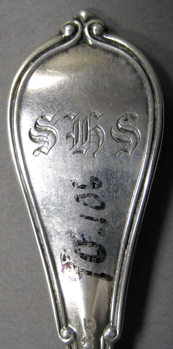 1998.0004.3459 Silver Fork engraving underside
