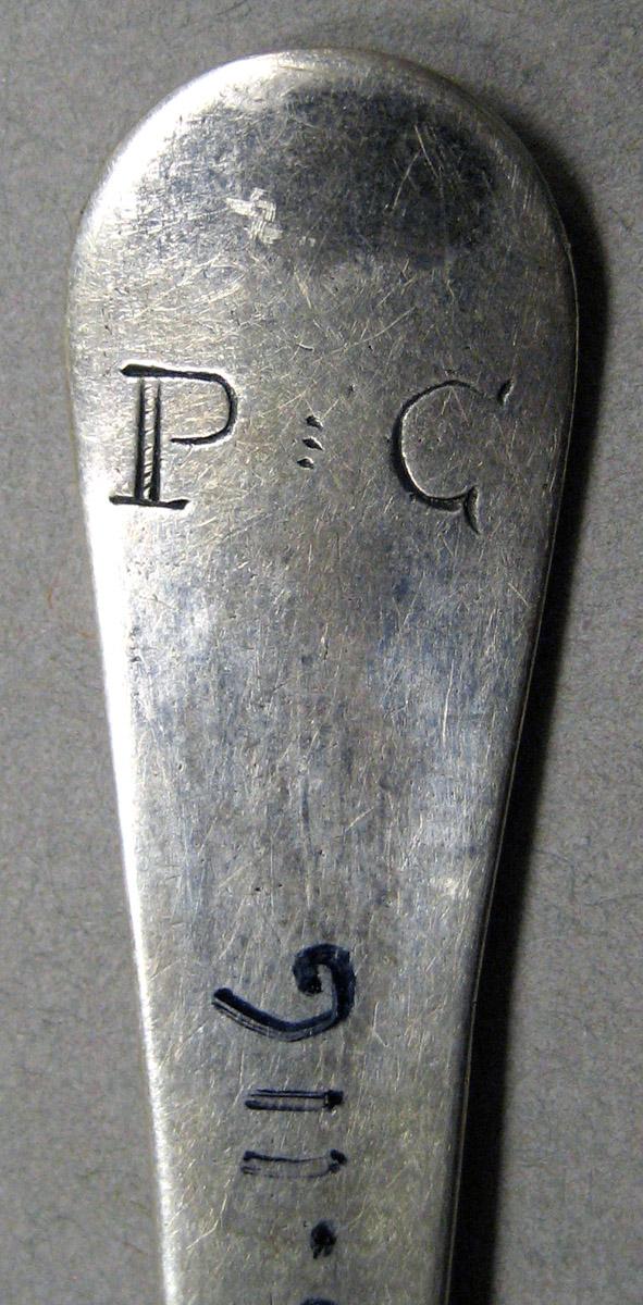 1998.0004.3468 Silver Spoon engraving