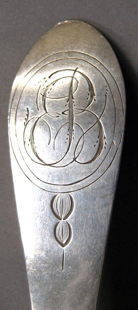 1998.0004.3473 Silver Spoon engraving
