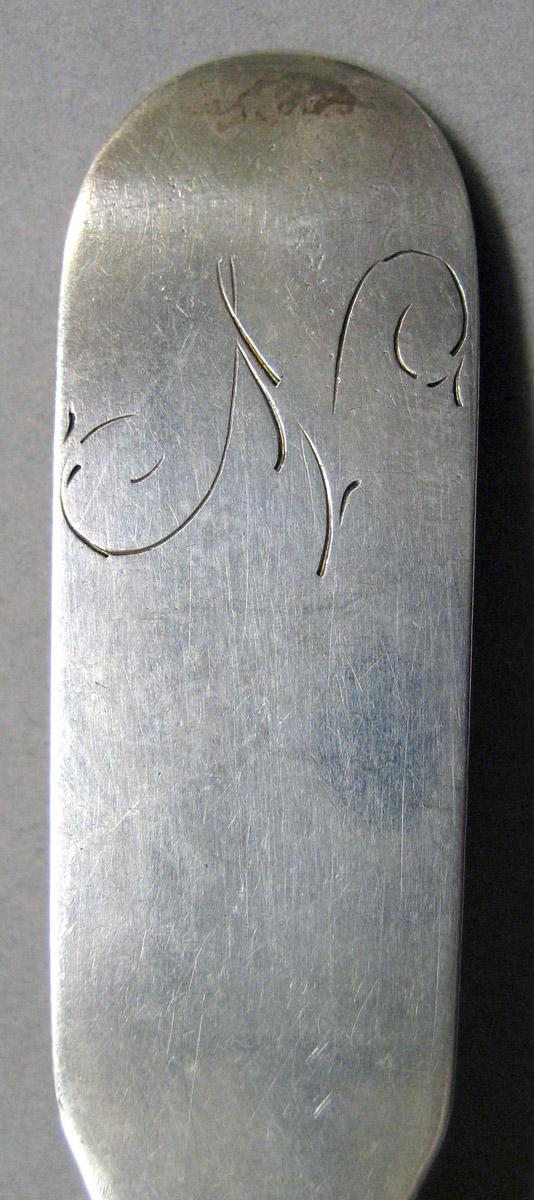 1998.0004.3474 Silver Spoon engraving