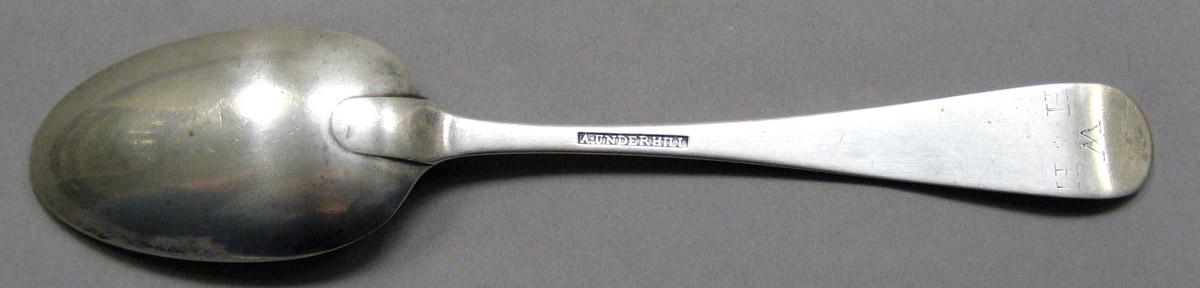 1998.0004.3477 Silver Spoon underside