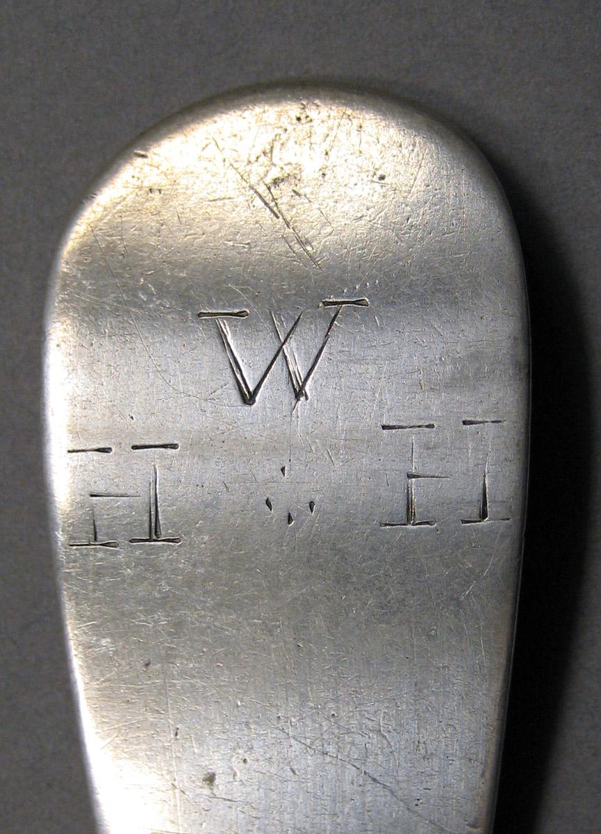1998.0004.3477 Silver Spoon engraving