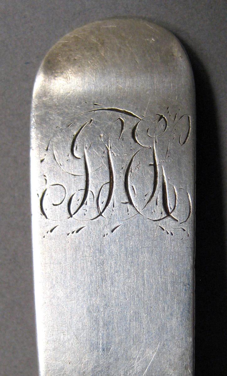 1998.0004.3478 Silver Spoon engraving