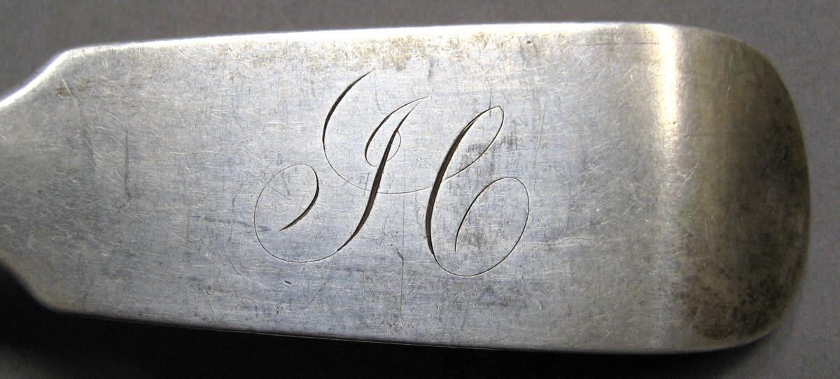 1998.0004.3479 Silver Spoon engraving