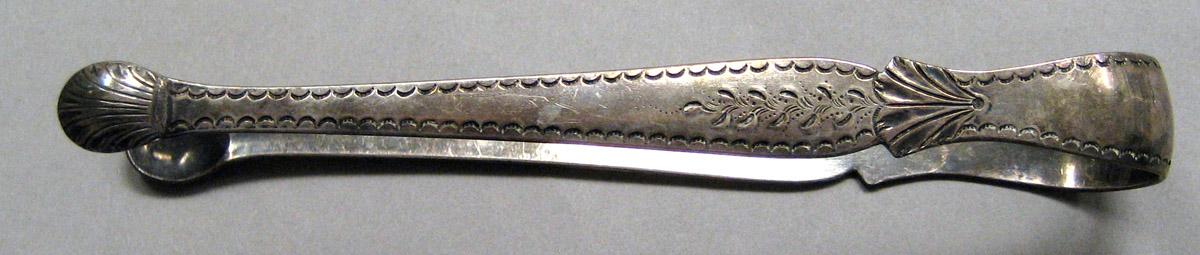 1998.0004.3484 Silver Tongs view 3