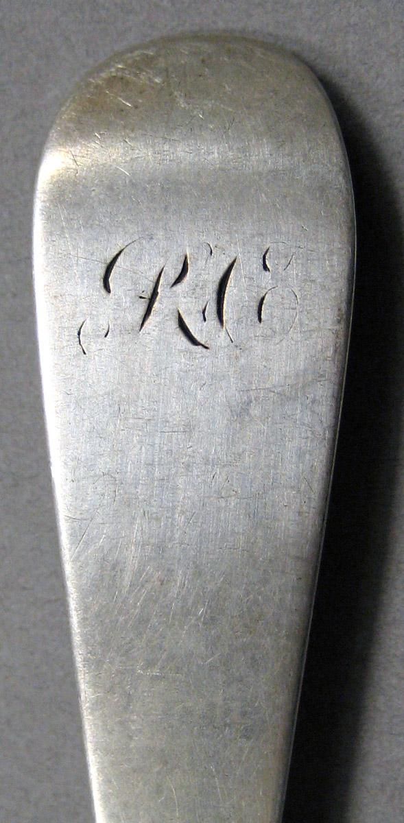 1998.0004.3487 Silver Spoon engraving
