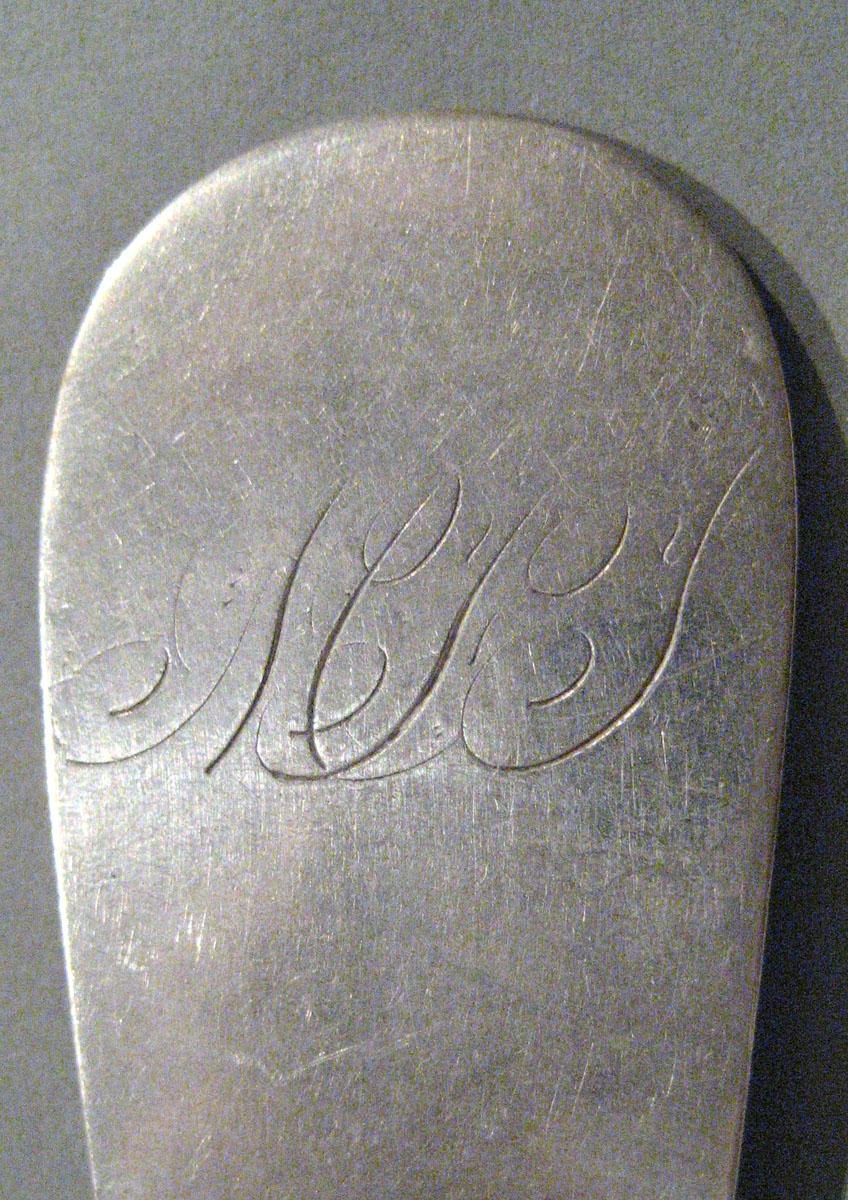 1998.0004.348 Silver Spoon engraving