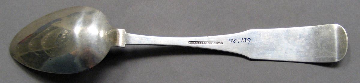 1998.0004.3490 Silver Spoon underside