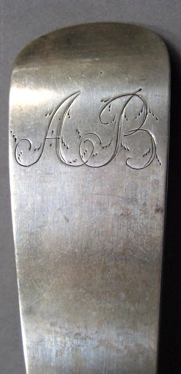 1998.0004.3490 Silver Spoon engraving