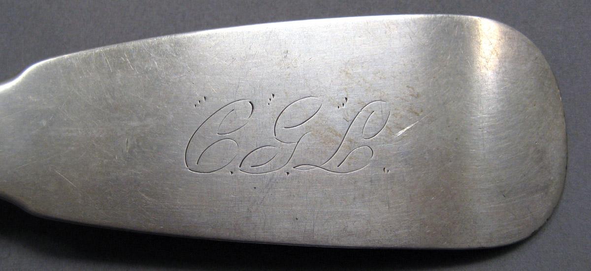 1998.0004.3491 Silver Spoon engraving