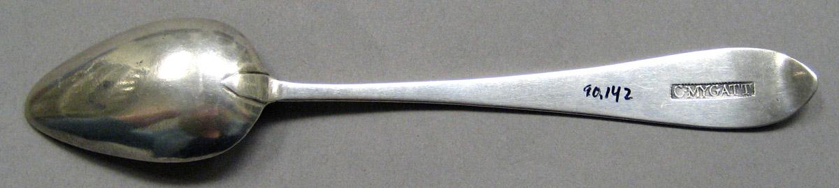 1998.0004.3493 Silver Spoon underside