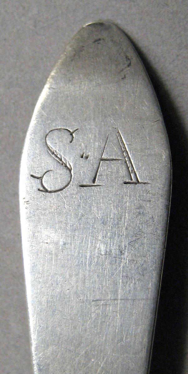 1998.0004.3494 Silver Spoon engraving