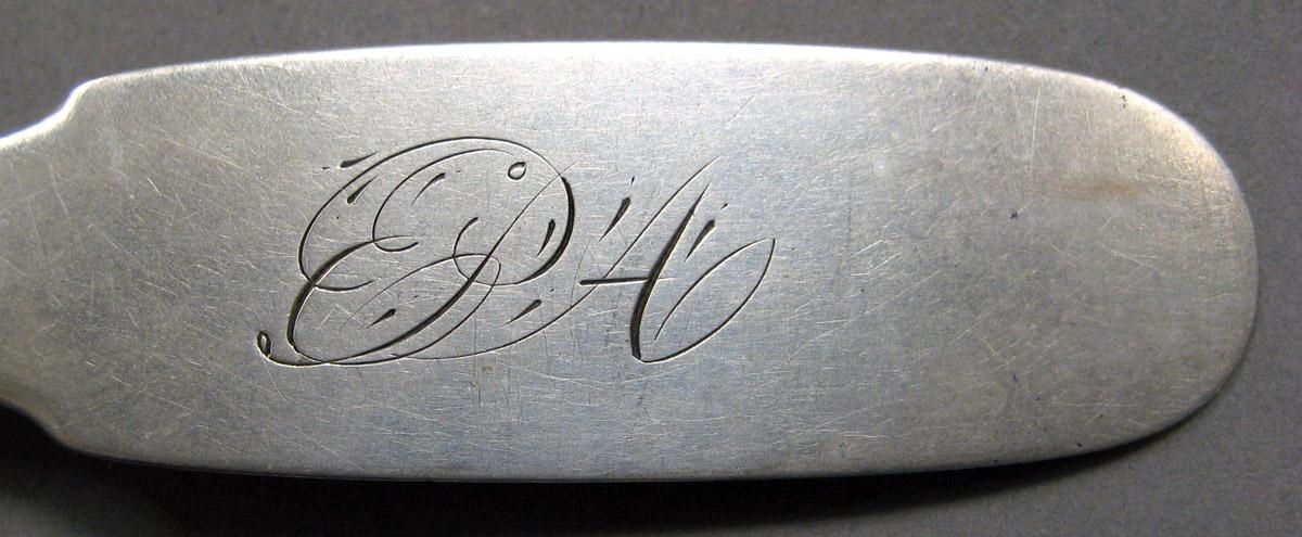 1998.0004.3499 Silver Spoon engraving