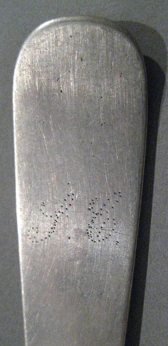 1998.0004.349 Silver Spoon engraving