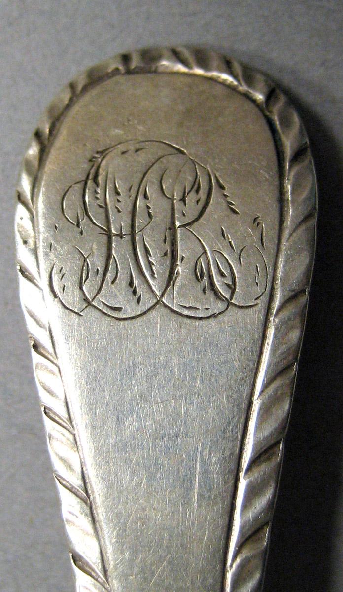 1998.0004.3501.002 Silver spoon engraving