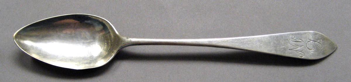 1998.0004.3502 Silver spoon upper surface